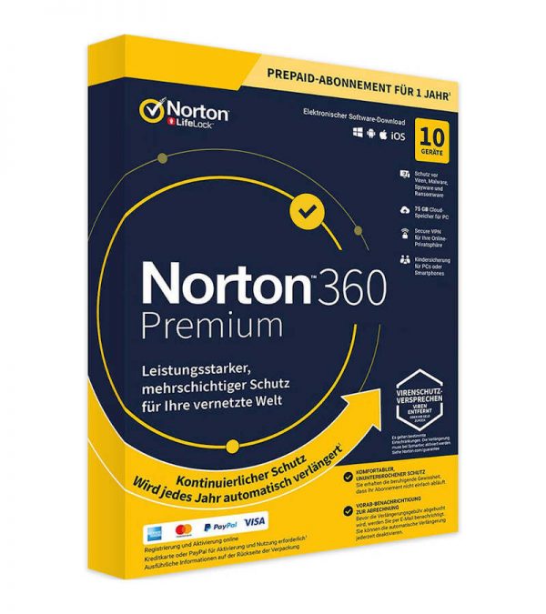 Symantec Norton 360 Premium 10 Geräte