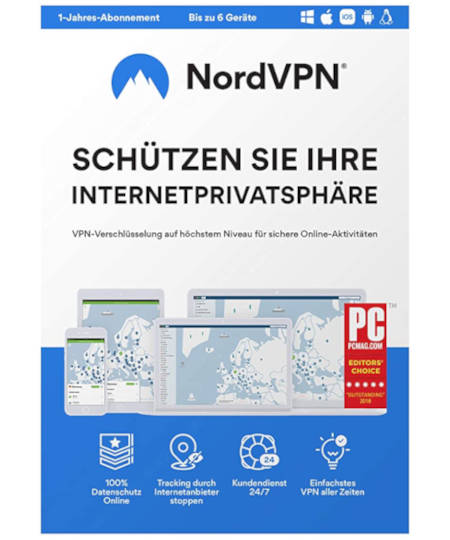NordVPN 1 Jahr 6 Devices