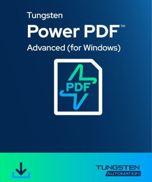 Tungsten KOFAX Power PDF Advanced Windows